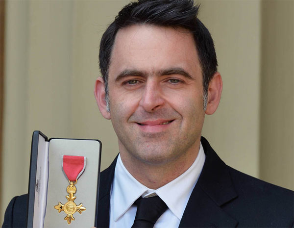 Ронни О'Салливану вручили Орден Офицера Британской Империи (OBE)